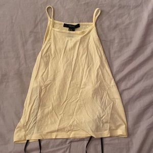 Forever 21 Yellow Crop too size XL